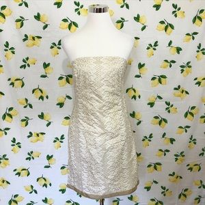 Banana republic strapless dress